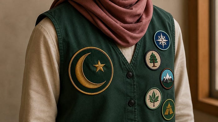 Cover image for EXC: From Hijab Try-Ons To Islam Patches, How Mosque-Based Troops Are Embedding “Islamic Values” Into Girl Scout Programs Across America by Natalie Winters